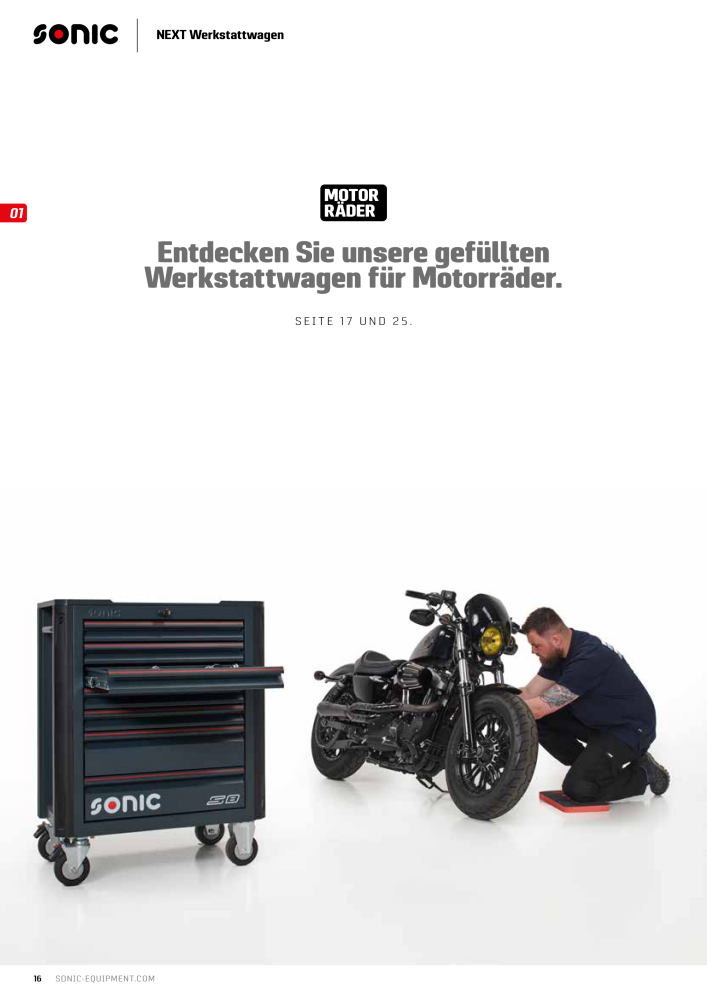 Sonic Equipment Hauptkatalog Werkzeugwagen NR.: 134 - Seite 18