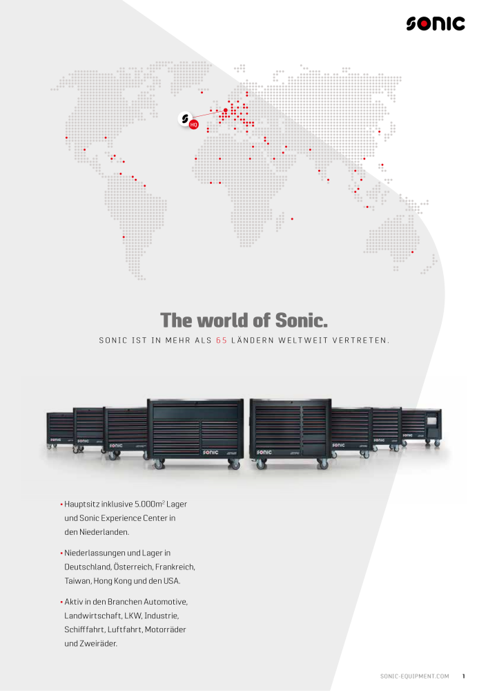 Sonic Equipment Hauptkatalog Werkzeugwagen NR.: 134 - Seite 3