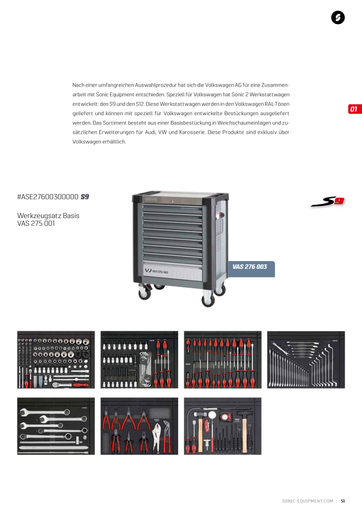 Sonic Equipment Hauptkatalog Werkzeugwagen NR.: 134 - Seite 53