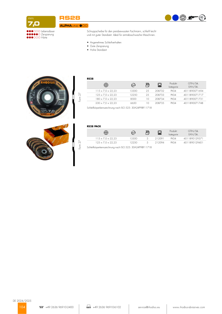 RHODIUS Hauptkatalog NR.: 147 - Strona 104