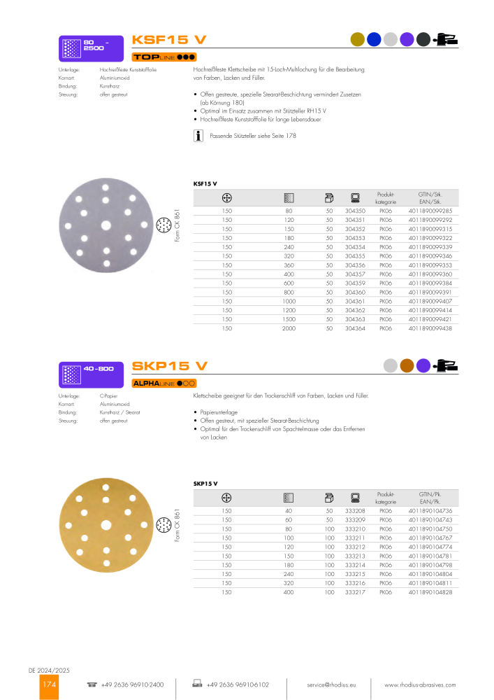 RHODIUS Hauptkatalog NR.: 147 - Seite 174