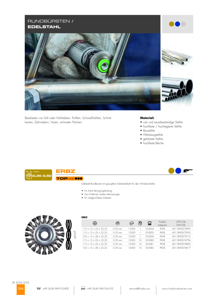 RHODIUS Hauptkatalog Nº: 147 - Página 66