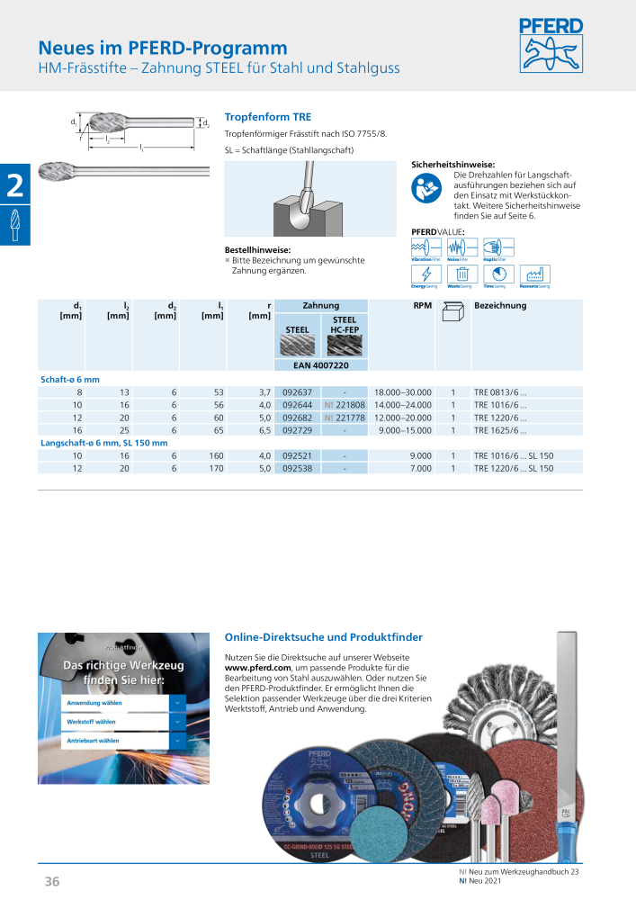 Neues im PFERD-Programm NO.: 1489 - Page 36