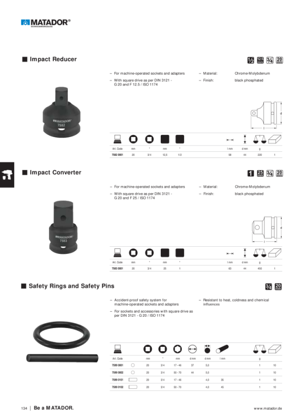 MATADOR Impact Retaining Ring 46x5,0mm 7599 0002