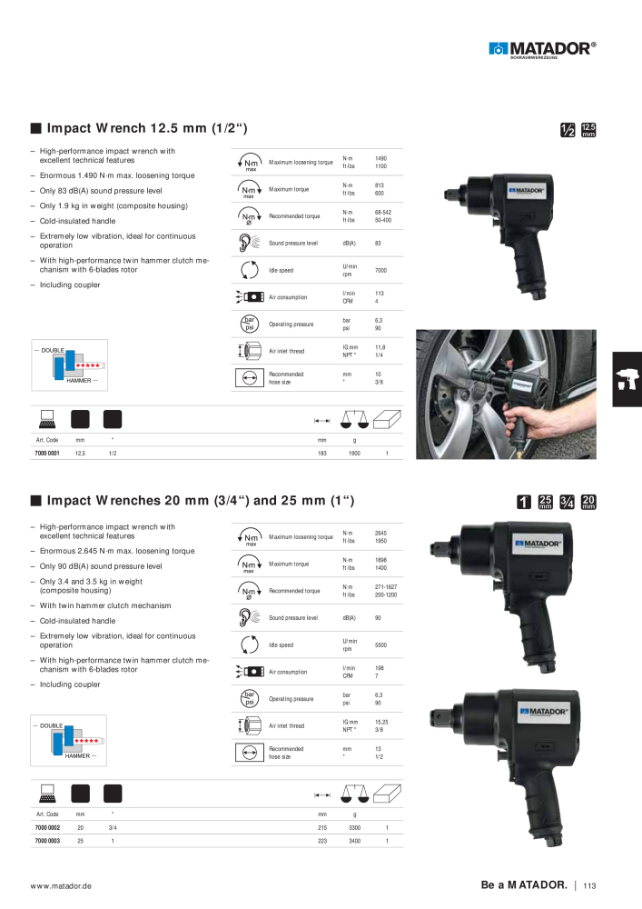 Matador Tool Catalogue NR.: 149 - Seite 113