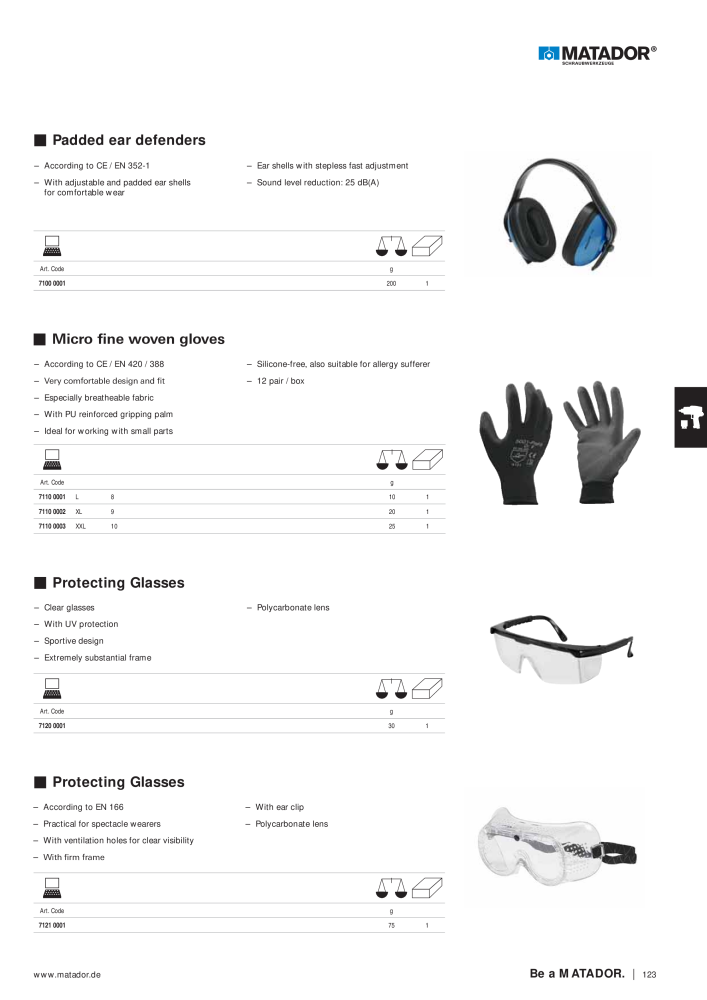 Matador Tool Catalogue Nb. : 149 - Page 123