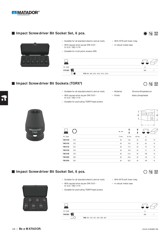 Matador Tool Catalogue n.: 149 - Pagina 128