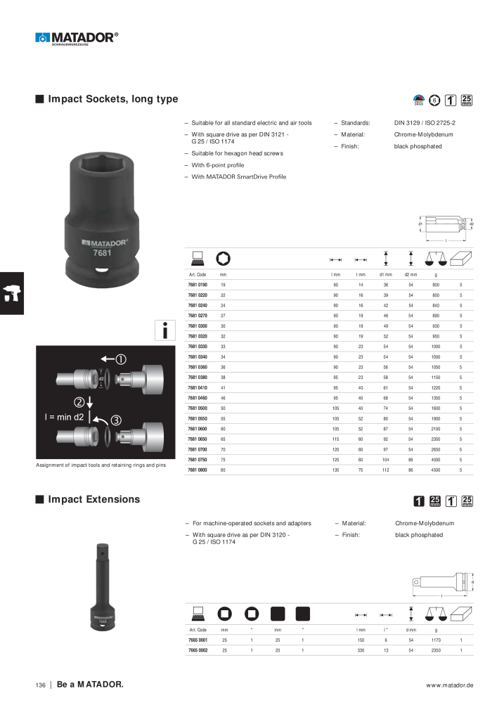 Matador Tool Catalogue n.: 149 - Pagina 136