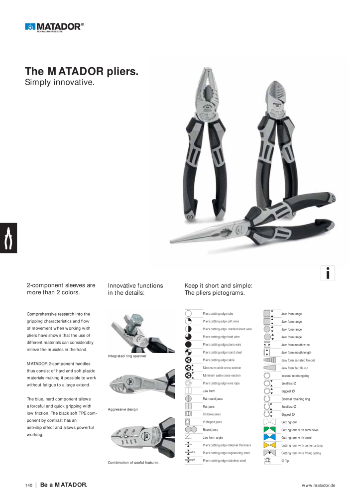 Matador Tool Catalogue NR.: 149 - Side 140