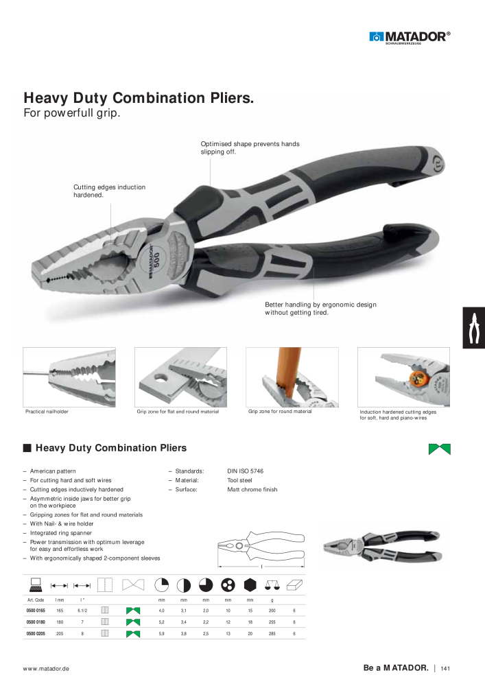 Matador Tool Catalogue NO.: 149 - Page 141