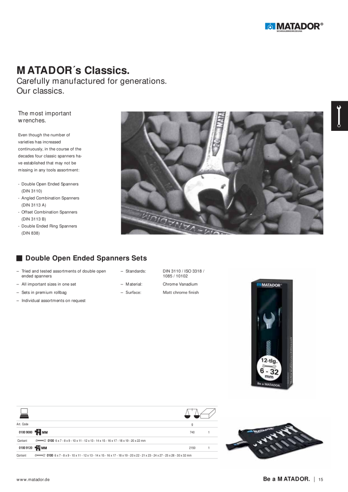 Matador Tool Catalogue NO.: 149 - Page 15