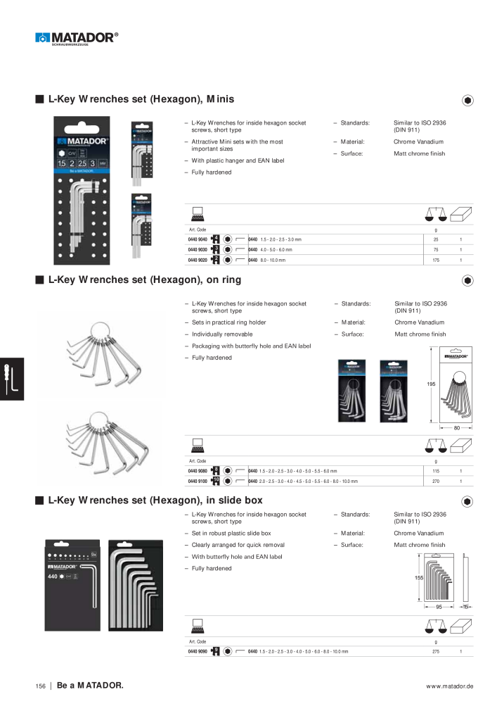 Matador Tool Catalogue NR.: 149 - Pagina 156