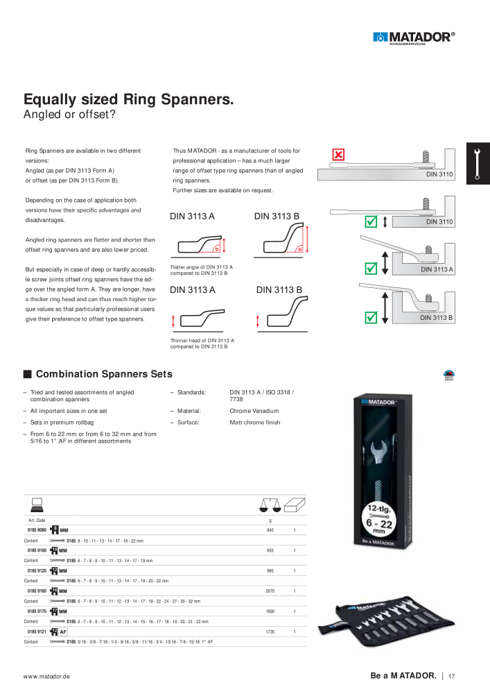 Matador Tool Catalogue NO.: 149 - Page 17