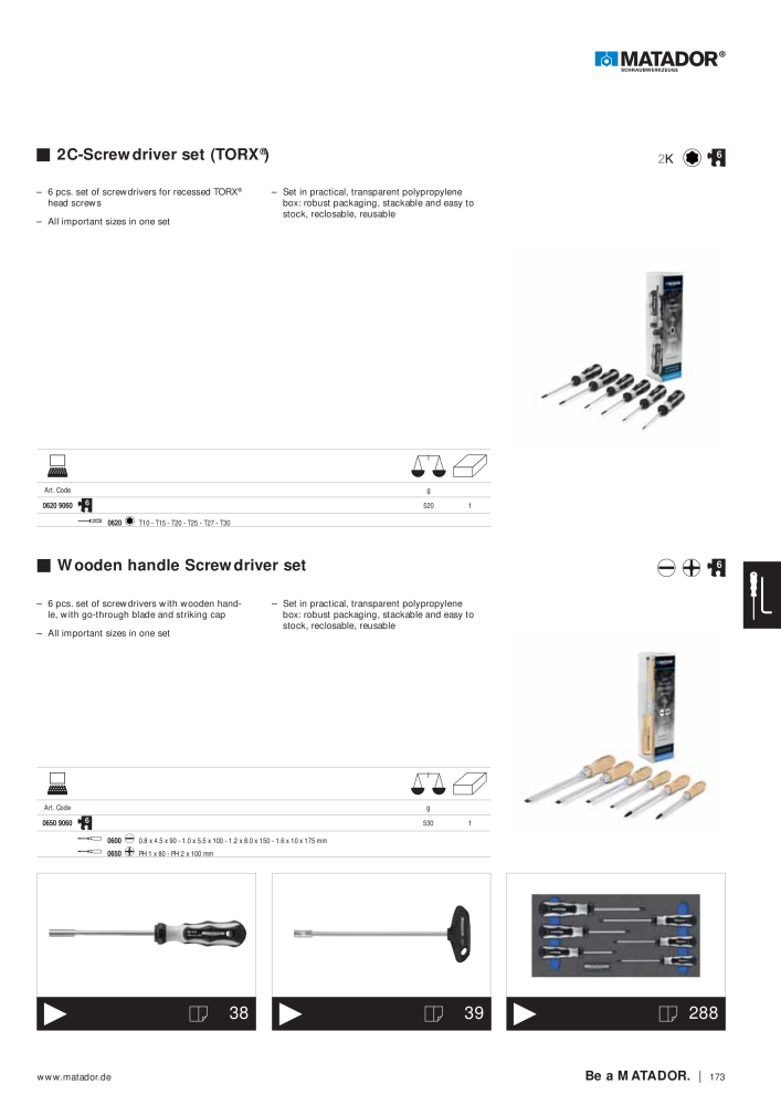 Matador Tool Catalogue NO.: 149 - Page 173