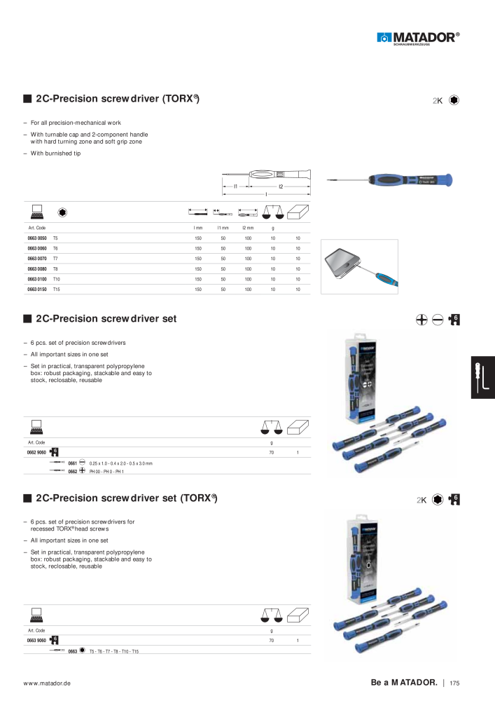 Matador Tool Catalogue NR.: 149 - Seite 175