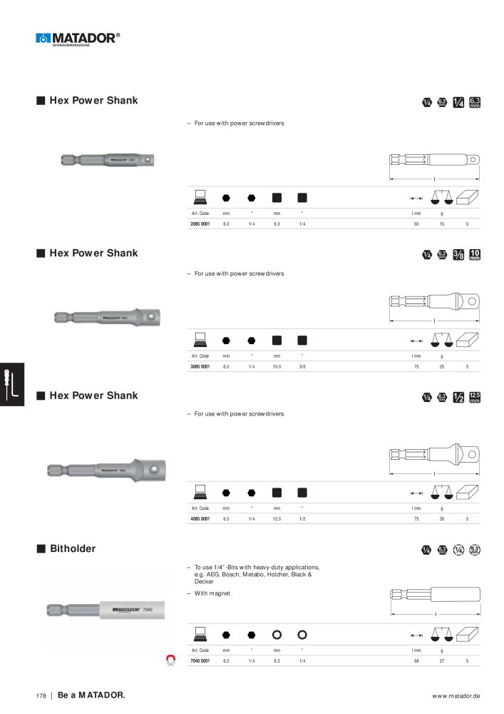 Matador Tool Catalogue NO.: 149 - Page 178