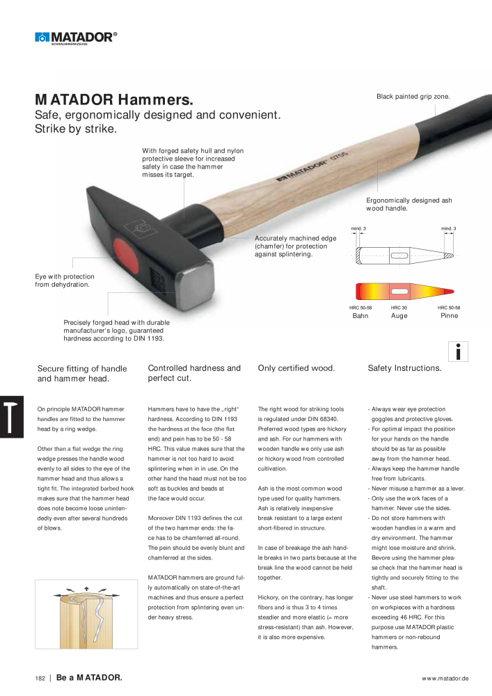 Matador Tool Catalogue NO.: 149 - Page 182