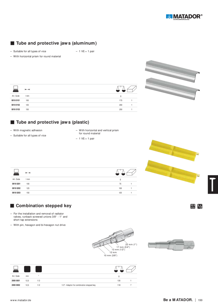 Matador Tool Catalogue NO.: 149 - Page 199