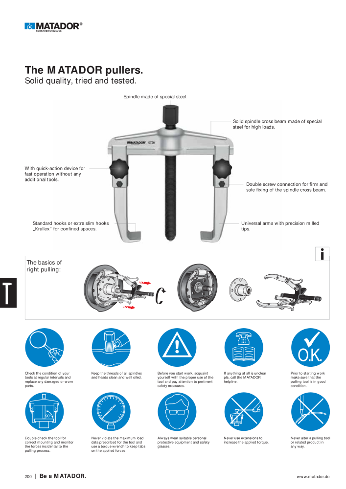 Matador Tool Catalogue NR.: 149 - Pagina 200