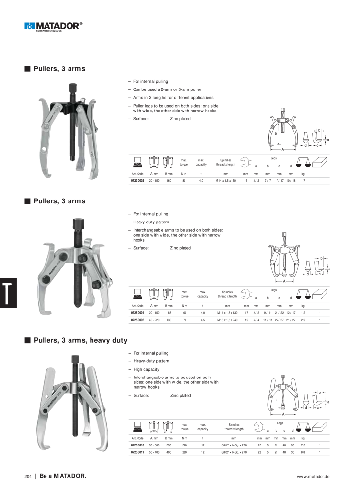 Matador Tool Catalogue NR.: 149 - Seite 204