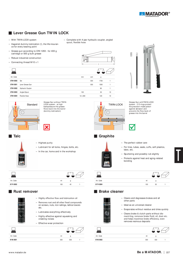 Matador Tool Catalogue NO.: 149 - Page 227