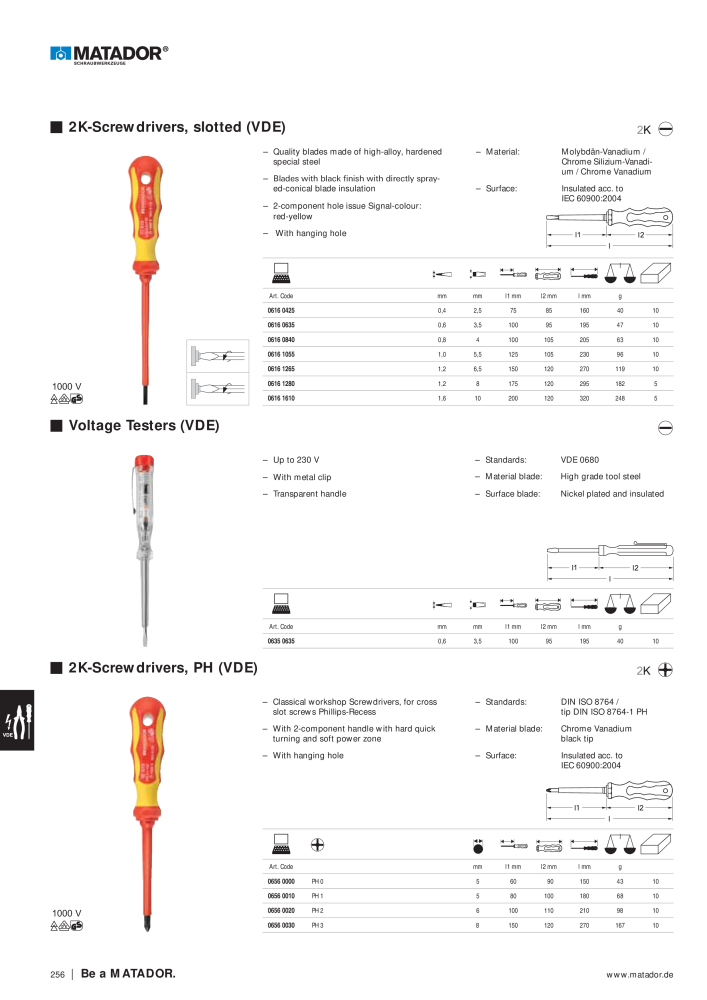 Matador Tool Catalogue NR.: 149 - Pagina 236