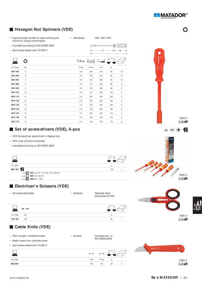 Matador Tool Catalogue NO.: 149 - Page 237