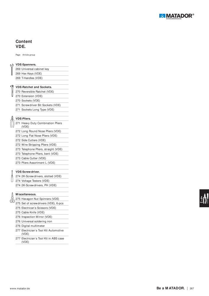 Matador Tool Catalogue NR.: 149 - Seite 241