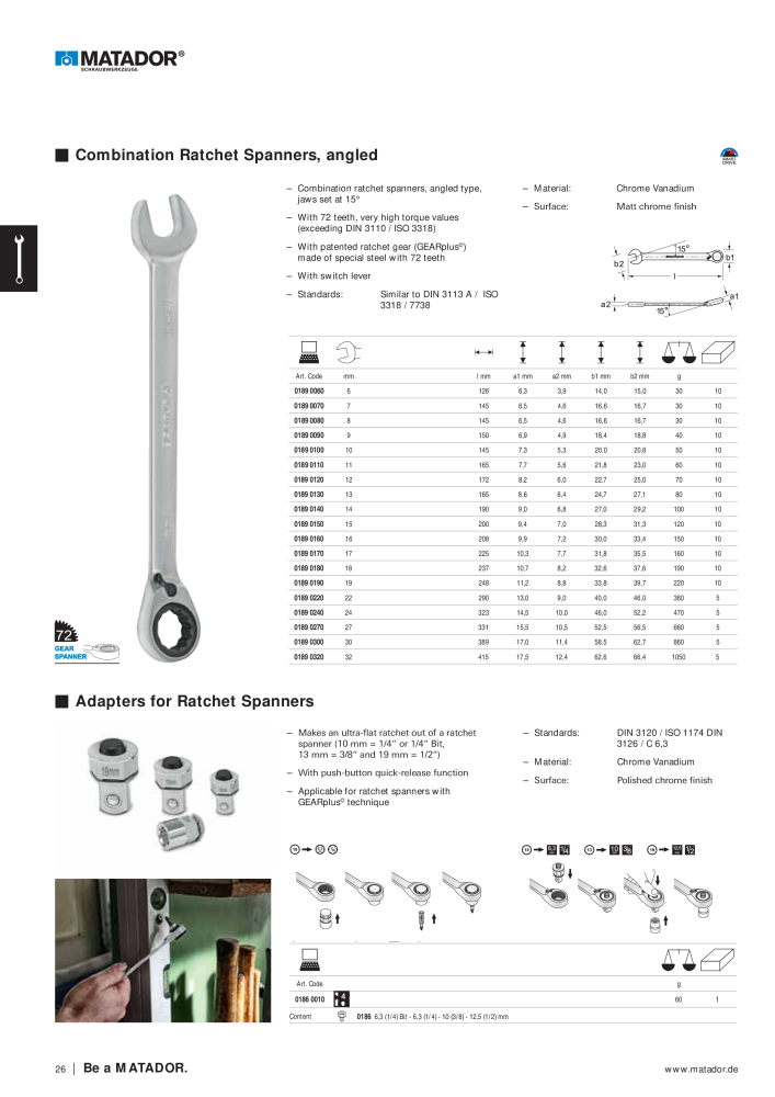 Matador Tool Catalogue NR.: 149 - Pagina 26