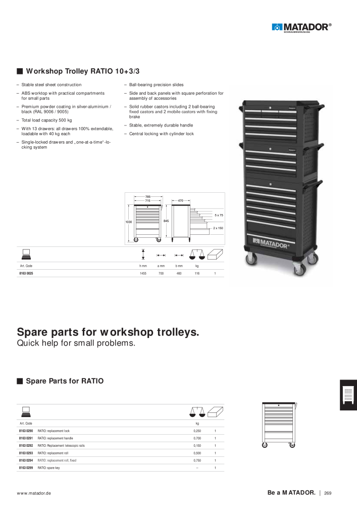 Matador Tool Catalogue NR.: 149 - Seite 261