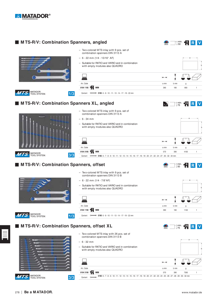 Matador Tool Catalogue NR.: 149 - Seite 270