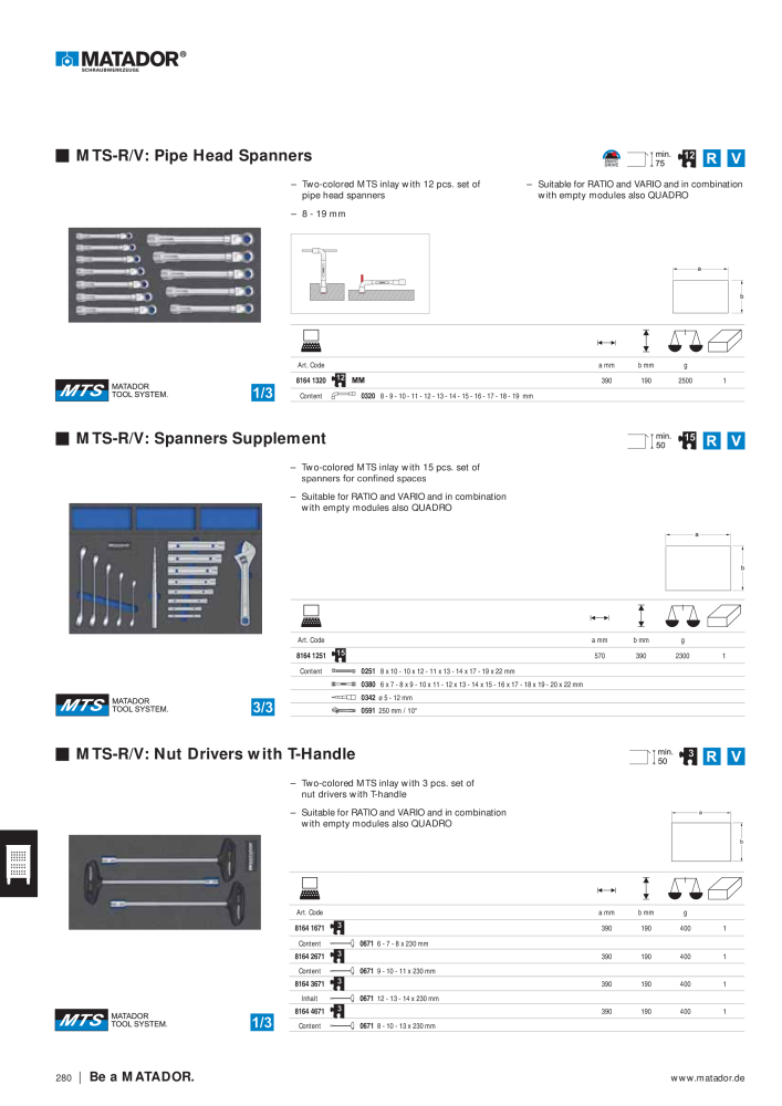 Matador Tool Catalogue NR.: 149 - Pagina 272