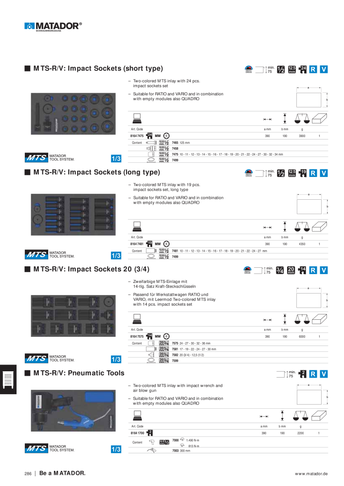 Matador Tool Catalogue NO.: 149 - Page 278