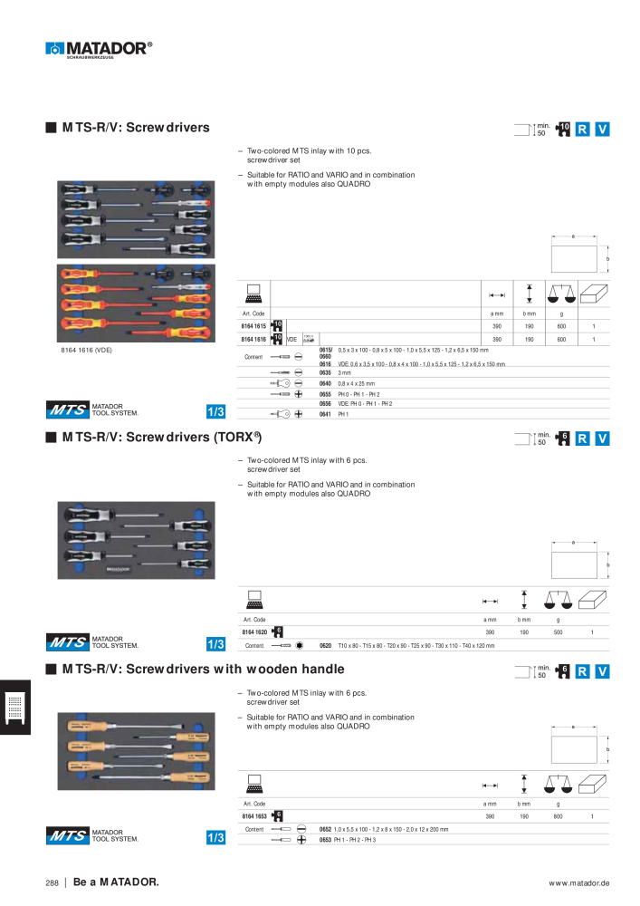 Matador Tool Catalogue NR.: 149 - Side 280