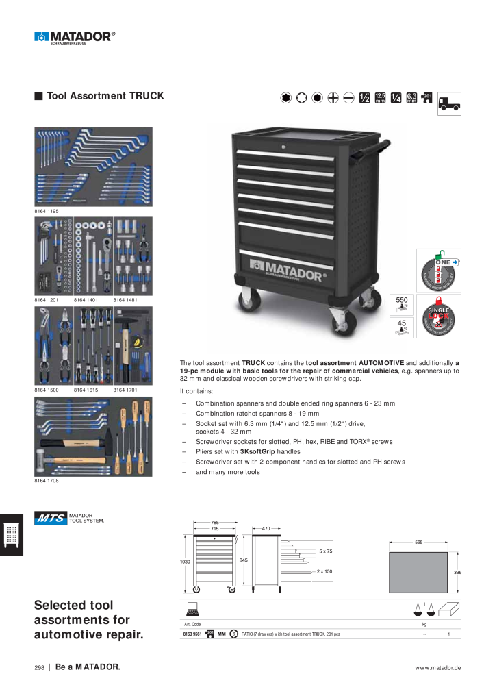 Matador Tool Catalogue NR.: 149 - Seite 290