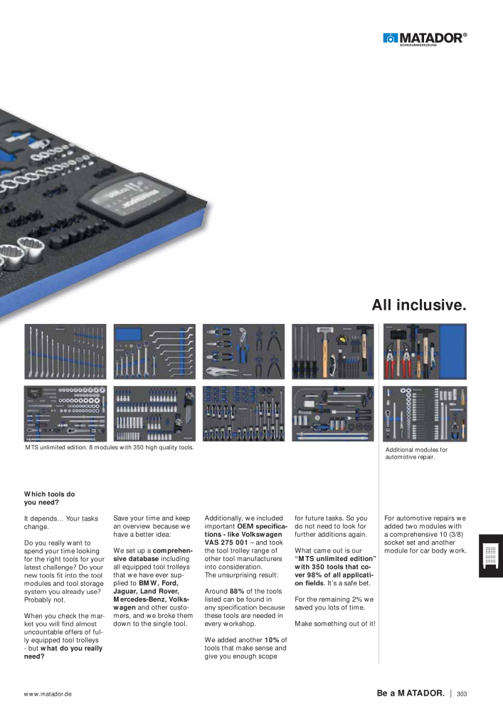 Matador Tool Catalogue NR.: 149 - Seite 295