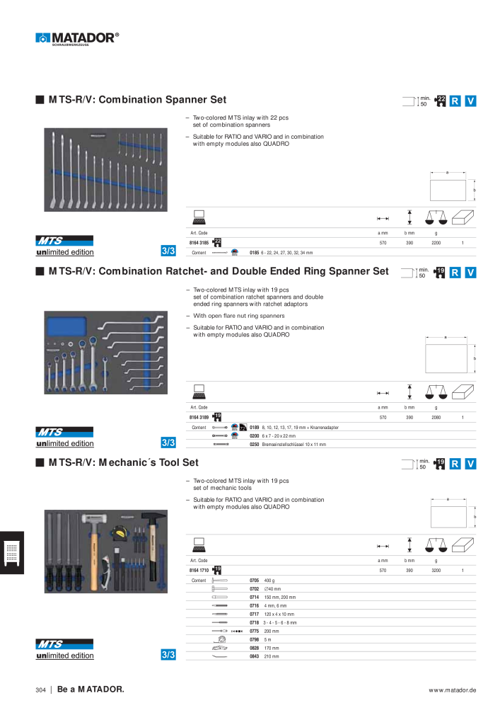 Matador Tool Catalogue n.: 149 - Pagina 296