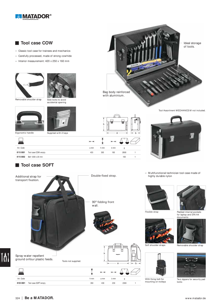 Matador Tool Catalogue NO.: 149 - Page 316