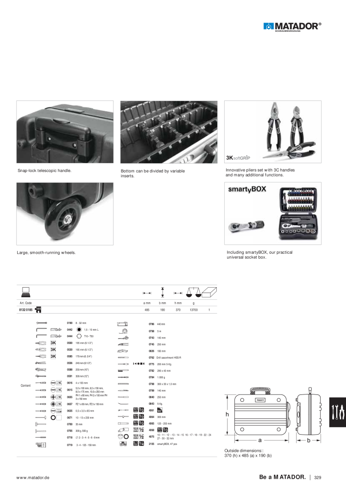 Matador Tool Catalogue NR.: 149 - Seite 321