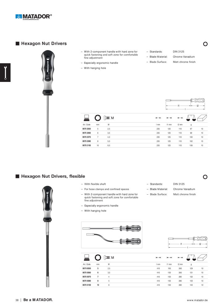 Matador Tool Catalogue NR.: 149 - Seite 38