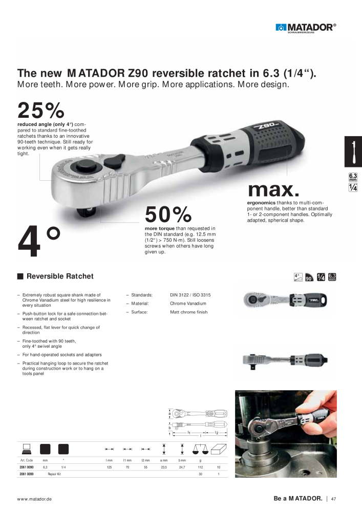 Matador Tool Catalogue NO.: 149 - Page 47