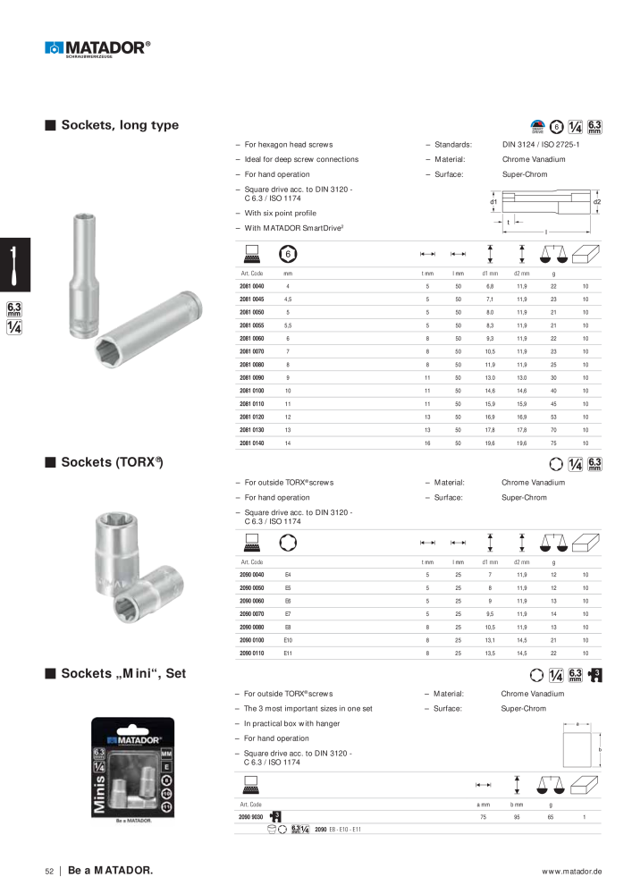 Matador Tool Catalogue NR.: 149 - Seite 52