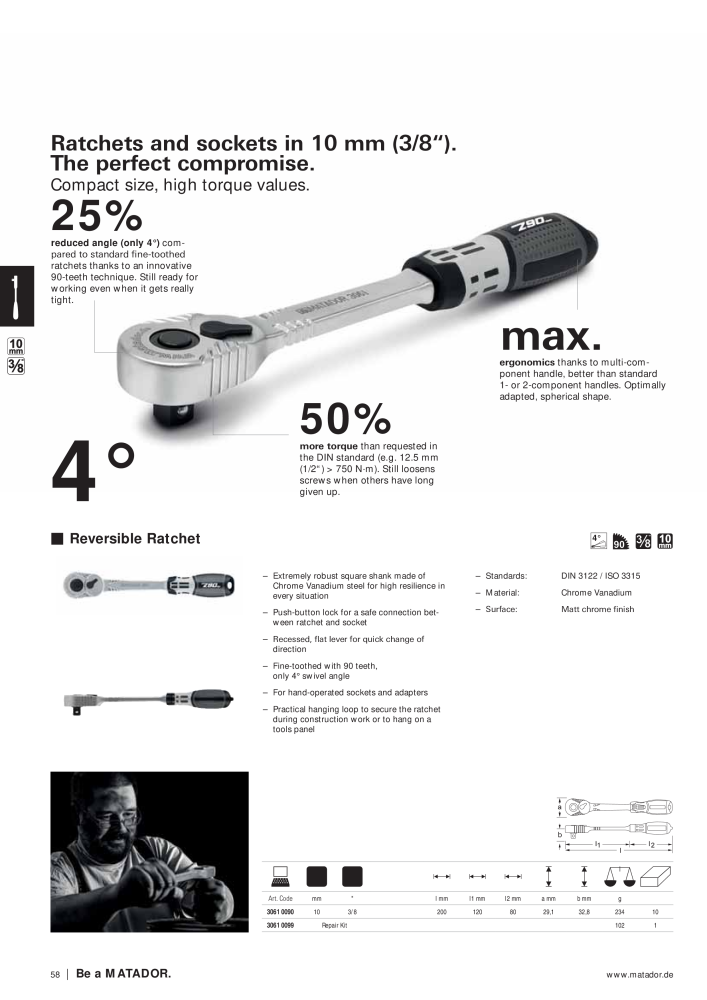 Matador Tool Catalogue NR.: 149 - Side 58