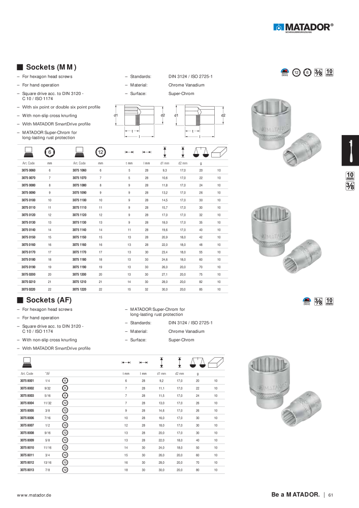 Matador Tool Catalogue NO.: 149 - Page 61