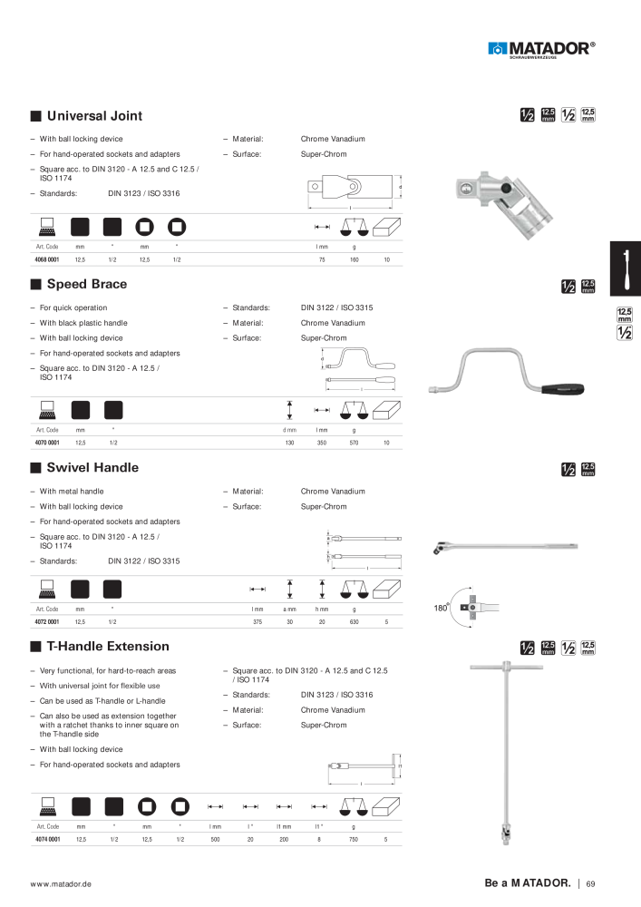 Matador Tool Catalogue NR.: 149 - Pagina 69