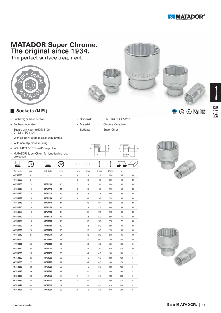 Matador Tool Catalogue NO.: 149 - Page 71