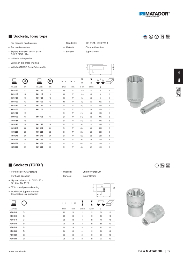 Matador Tool Catalogue NR.: 149 - Pagina 73