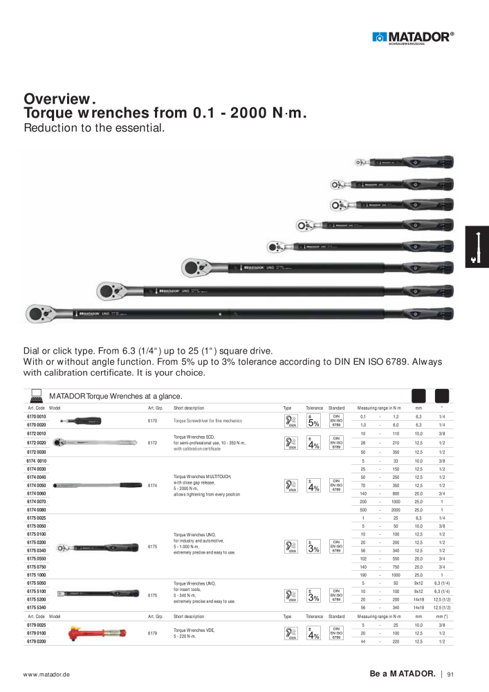 Matador Tool Catalogue NR.: 149 - Pagina 91
