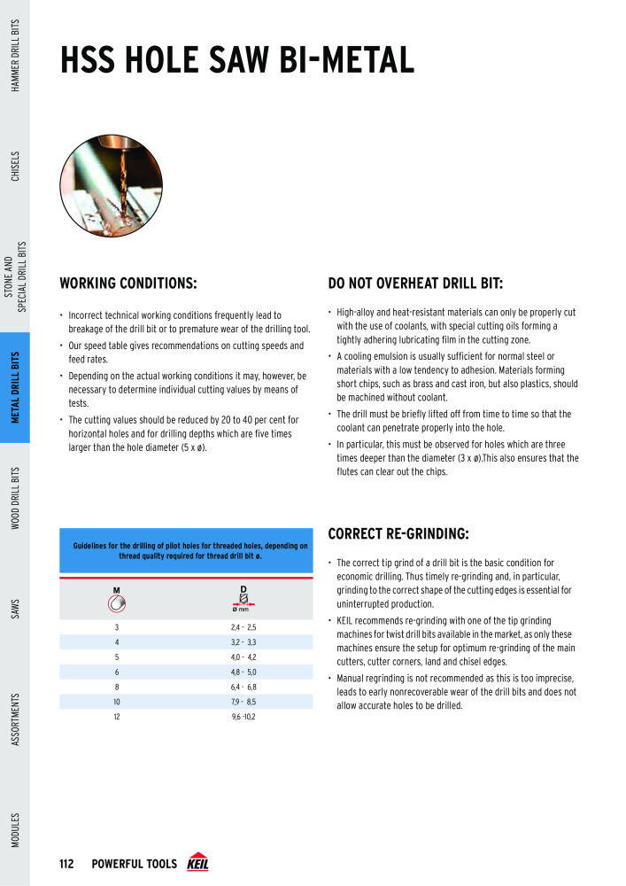 KEIL catalogue quality drilling tools NO.: 1738 - Page 112