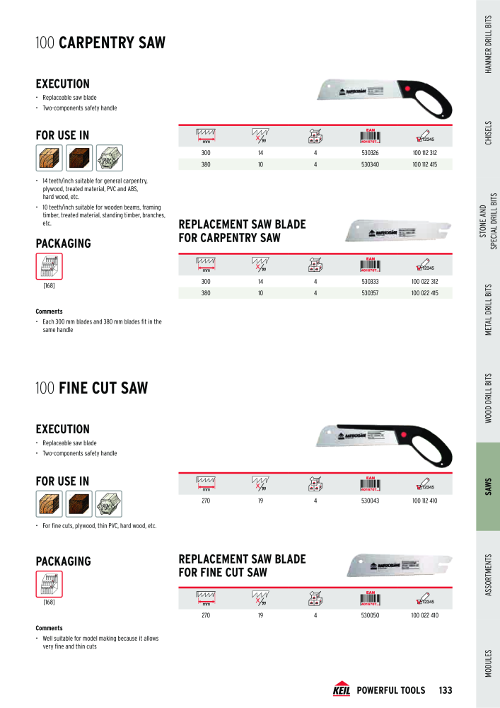 KEIL catalogue quality drilling tools NO.: 1738 - Page 133